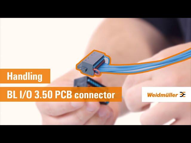 Handling | OMNIMATE SIGNAL BL I/O 3.50 PCB connector with PUSH IN