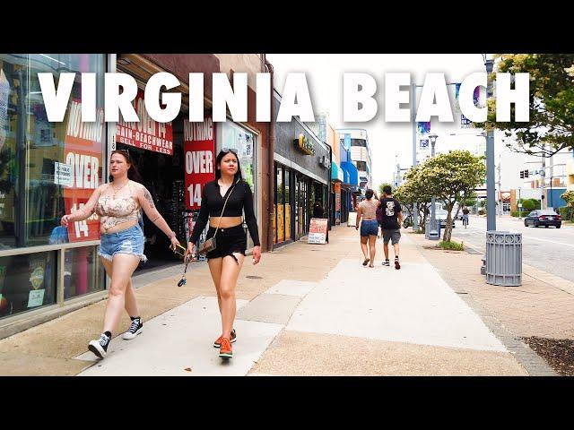 Virginia Beach Ocean Drive and Boardwalk Tour 4K (May 2023)