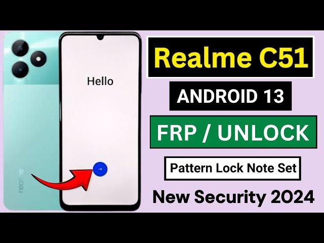 Realme C51 Frp Bypass Android 13 Without PC | Realme (RMX3830) Google Account Bypass