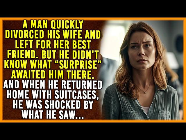 A man divorced his wife and went to her best friend. He didn't know what surprise was ahead of him…