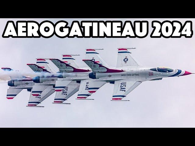 The VERY BEST of AeroGatineau Airshow 2024: USAF Thunderbirds, RAF Red Arrows + more!