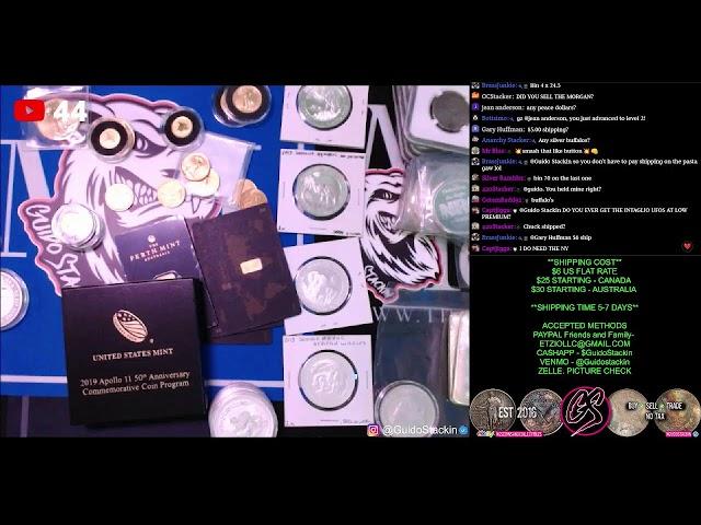 GUIDO STACKIN AUCTION AND BUY IT NOW #188 #coinauction #liveauction #livesales