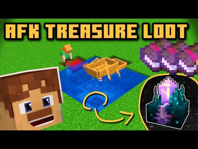 Easy AFK Fish Farm with Treasure Loot! 1.20 -1.21.5+ Minecraft [TUTORIAL]