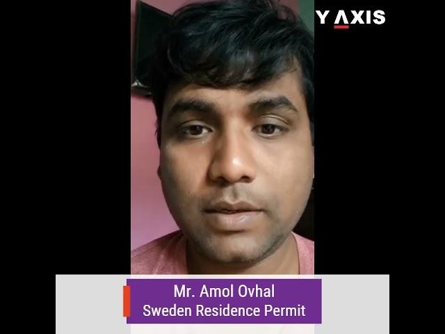 Testimonial - Amol Ovhal - Sweden Residence Permit