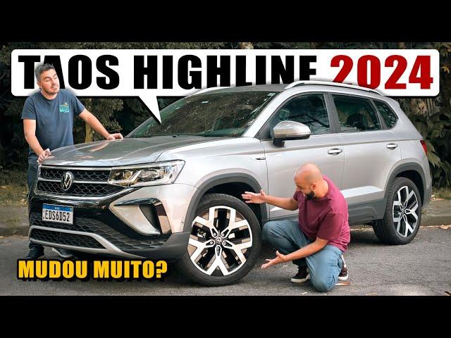 VOLKSWAGEN TAOS HIGHLINE 2024, o SUV médio que briga diretamente com o Jeep Compass! Qual é melhor?