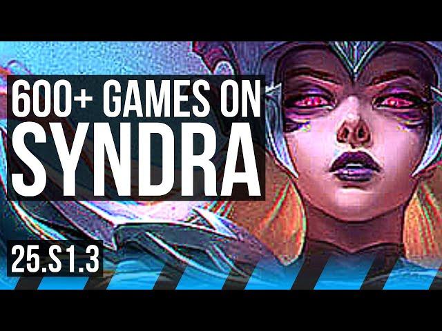 SYNDRA vs FIZZ (MID) | 600+ games | KR Challenger | 25.S1.3