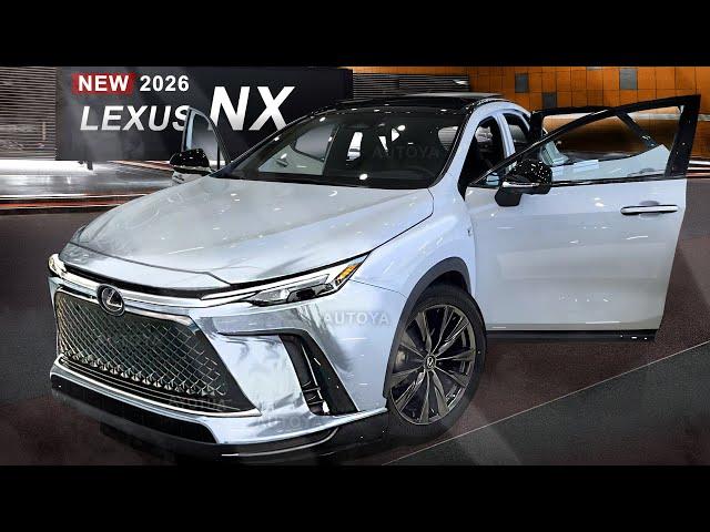 New Lexus NX 2026 Facelift - FIRST LOOK at EXTERIOR Restyle and INTERIOR Refresh