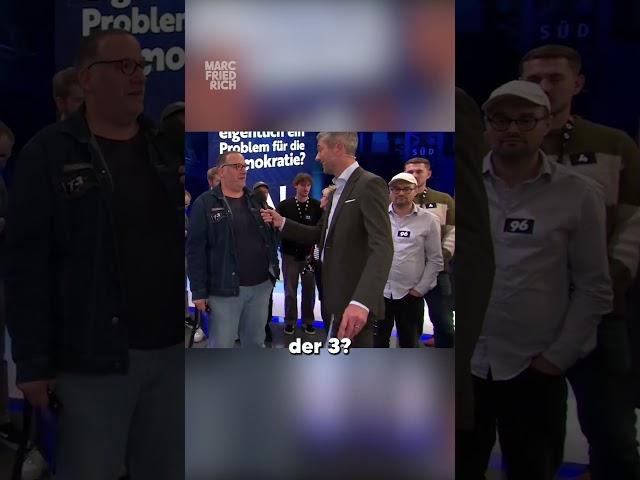 ARD fliegt auf!  Hobby Schauspieler wirkt bei Anti-AfD-Sendung mit...