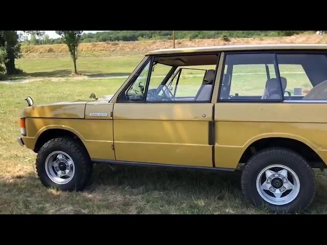 Barn Find Classic 2 Door Range Rover Diesel Conversion Colonel Mustard