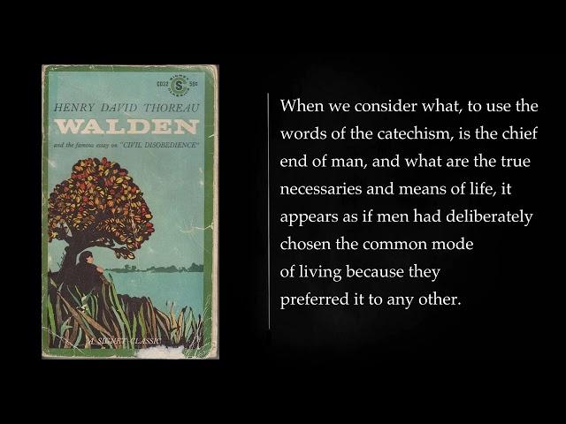 WALDEN and ON THE DUTY OF CIVIL DISOBEDIENCE by Henry David Thoreau. Full Length Audiobook.