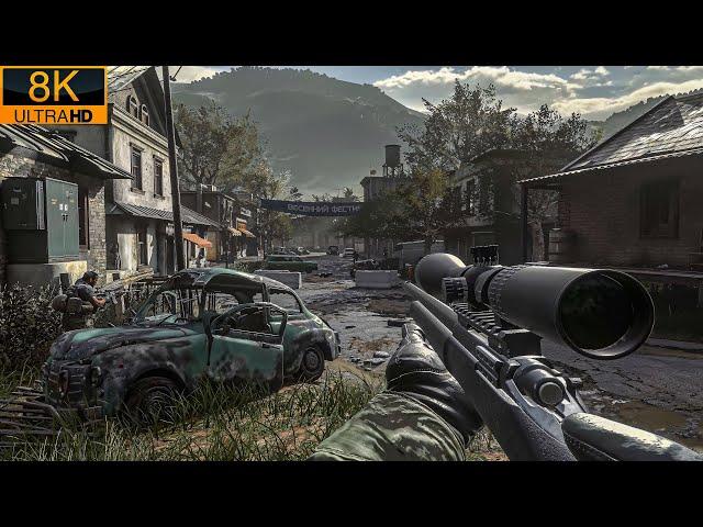 Hunt Down Victor Zakhaev｜Uzlovoy, Krasnodar Krai, Russia｜Modern Warfare Remastered｜8K