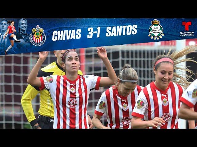 Highlights & Goals | Chivas vs. Santos 3-1 | Chivas Femenil | Telemundo Deportes