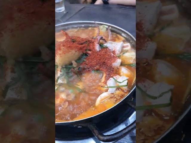 추운날에는 오징어찌개 #shorts #찌개 #황성얼큰오징어찌개 #인천맛집