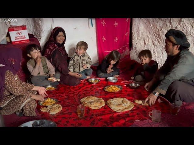 Cooking Carrots and potatoes in the Authentic and Delightful style of  | Village Life of Afghanistan