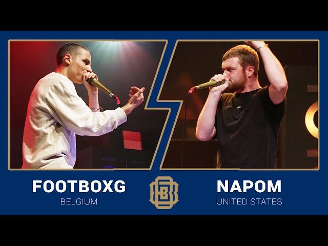 Beatbox World Championship  FootboxG vs NaPom  Semi-Final