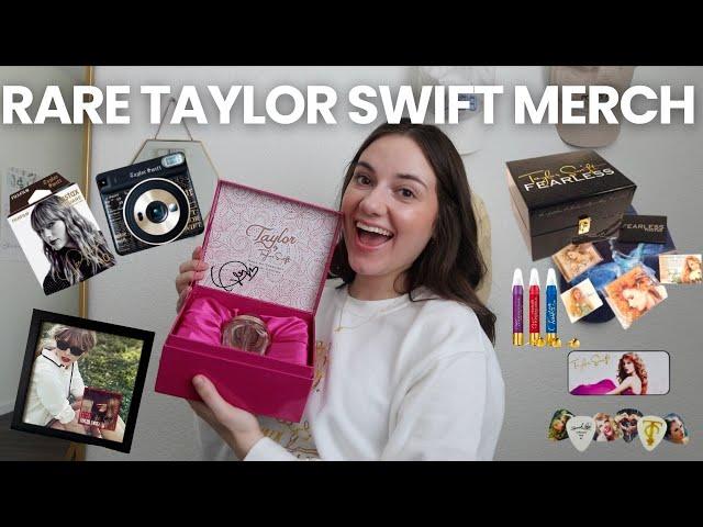 RARE TAYLOR SWIFT MERCH I OWN || alecksis victoria