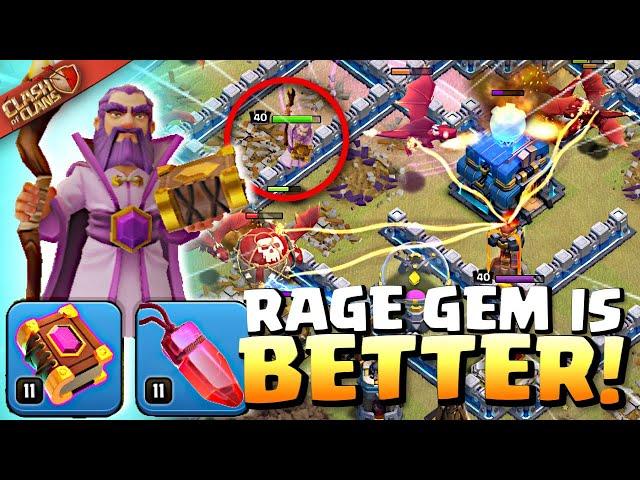 RAGE GEM will BREAK Dragons at Town Hall 12! TH12 ZAP DRAGON Best TH12 Attack! Clash of Clans