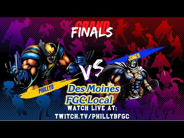 Grand Finals -PhillyB vs Joker490Frozen UMVC3 Des Moines FGC Local