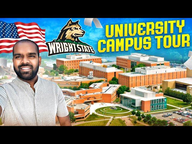 Wright State University Campus Tour | Ohio Dayton | Charan vlogs