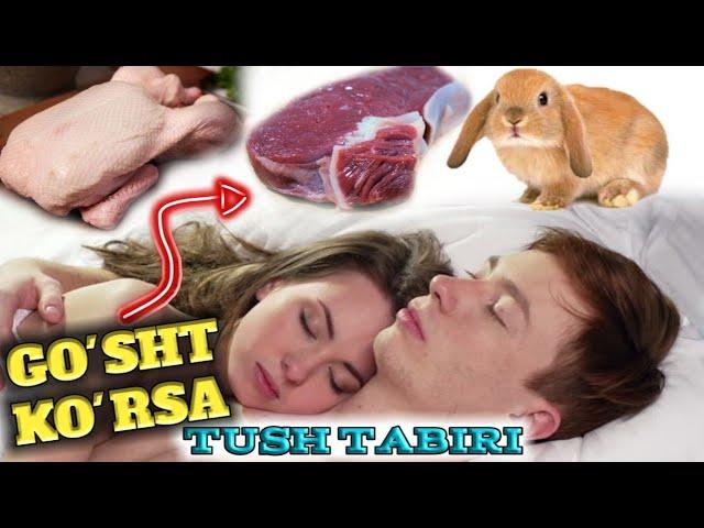 TUSHDA GO'SHT KO'RSA NIMA BO'LADI | ТУШДА ГУШТ КУРСА НИМА БУЛДИ туш табири