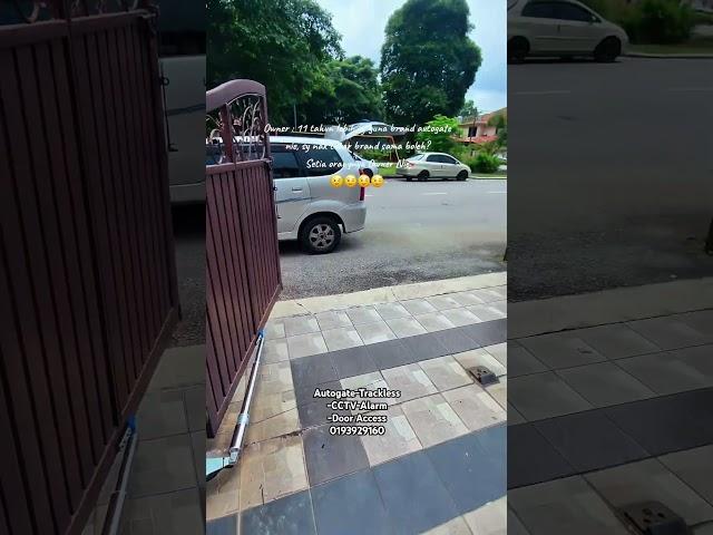 Autogate #autogate #autogateservice #home #autogatesystem #automaticgate #tracklessgate