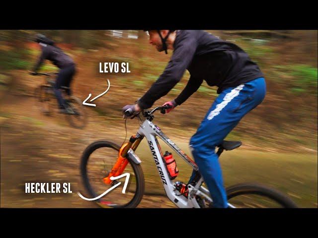 Battle of the lightweight E-Bikes! Heckler SL vs Levo SL battery test