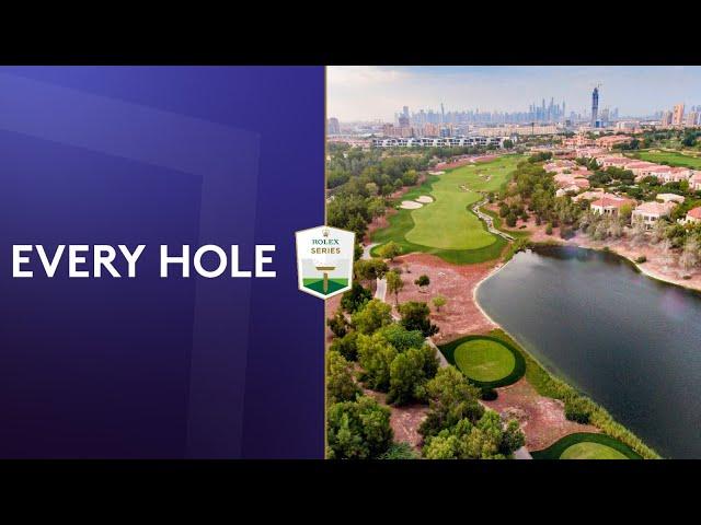 Every Hole at The Earth Course, Jumeirah Golf Estates | 2021 DP World Tour Championship, Dubai