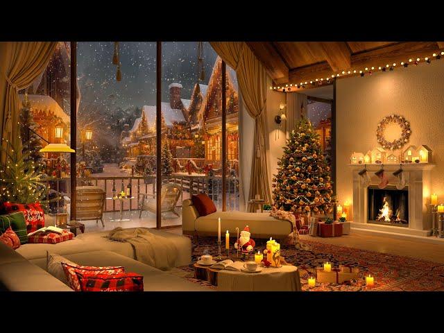  Snowy Night at Cozy Luxury Apartment  Christmas Jazz 2025 to Good Sleep, Chillout & Stress Relief