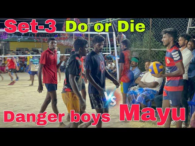 Do or Die| Set-3 | 35000rs | Mayiladuthurai vs Danger boys | Mr Love Volleyball