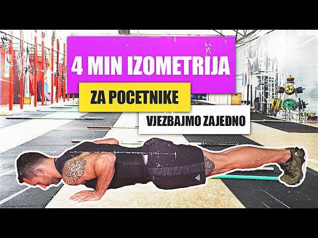 4 MIN IZOMETRIJA / za početnike / tabata I MARINO BAŠIĆ