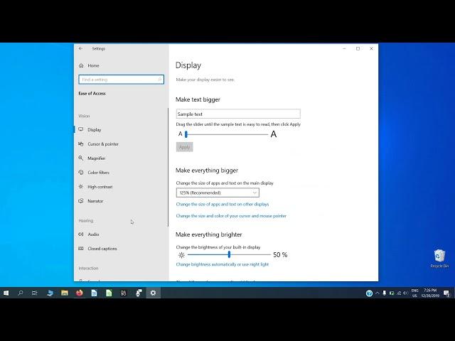 Windows 10 - How to enable  print screen key