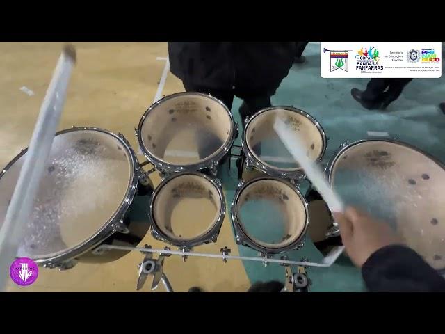 Tenor Drum Cam: Hailê José | BM Mardônio Coelho - Semifinal da XV Copa Pernambucana 2024