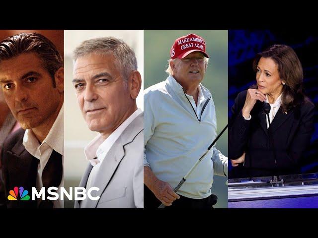 Sheer MAGA panic as George Clooney talks 'Pres Harris'