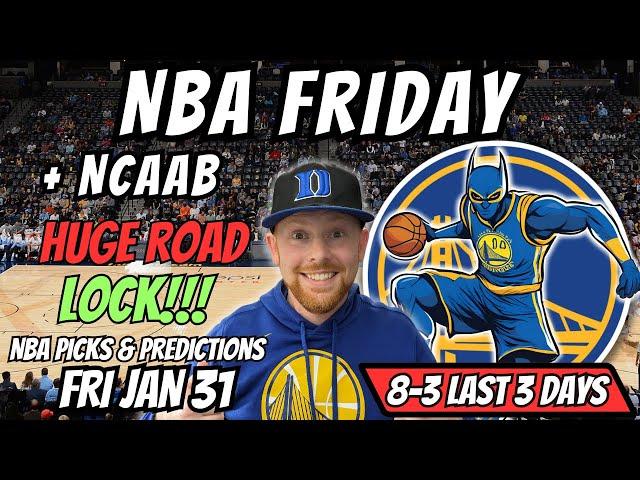 NBA Picks Today Friday 1/31/2025 | FREE NBA Best Bets, Predictions & NBA Player Props Today