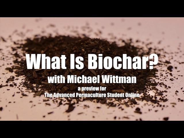 What is Biochar? with Michael Wittman of Blue Sky Biochar - a preview for the Advanced Permaculture