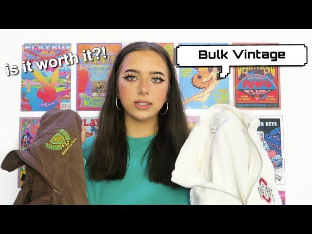 BULK VINTAGE WHOLESALE UNBOXING | TO SELL ON DEPOP