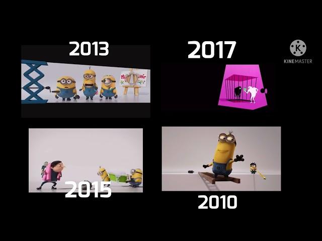 Minions 2010 2013 2015 2017