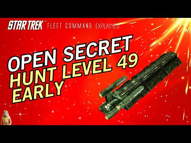 OPEN SECRET | How to hunt Level 49 hostiles early  | Outside Views STFC 2023