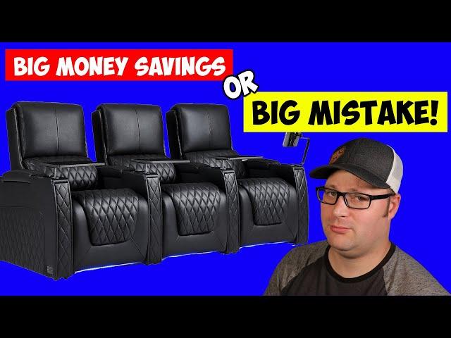 Buying Theater Seats off Amazon - Big Savings or Big MISTAKE? Weilianda vs Valencia