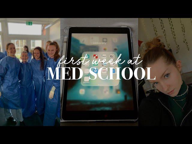 VLOG: Erste Woche im 7. Semester Medizin | new iPad (& nützliche apps), stundenplan & ultraschallen!