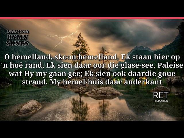 O hemelland, skoon hemelland, Ek staan hier op 'n hoë rand