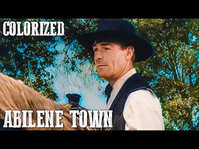 Abilene Town | COLORIZED | Randolph Scott | Action | Western Movie