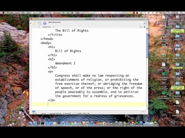 Learning HTML with Dr. Mark Winegar: Line feeds & horizontal rules