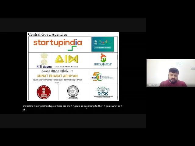 CEng.  Nikhil Kulkarni Session on Start-up Opportunities: Ecosystem & Government Support