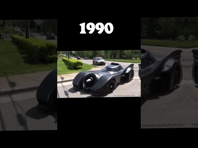 Evolution of Batmobile ( 1970~2023 )#shorts #now #evolution #car #batmobile