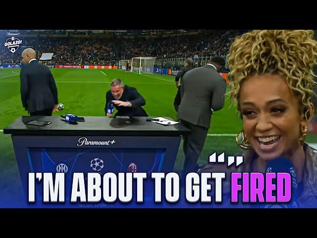 CHAOS! Thierry, Micah & Carra can't believe what Kate Abdo said  | | UCL Today | CBS Sports Golazo