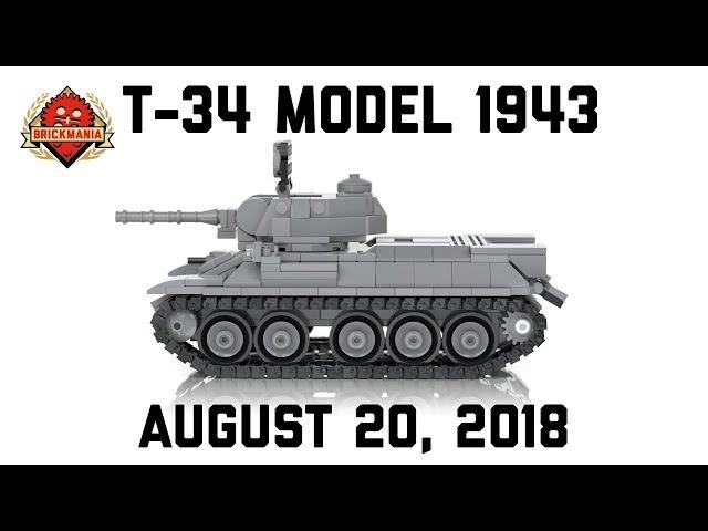 T-34 Model 1943 - Custom Military Lego