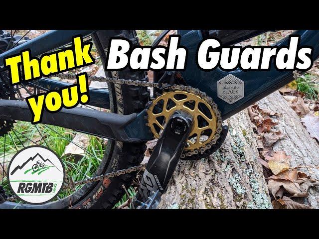 Do you need a bash guard? | Absolute Black Bash Guard | MTB Bash Guard