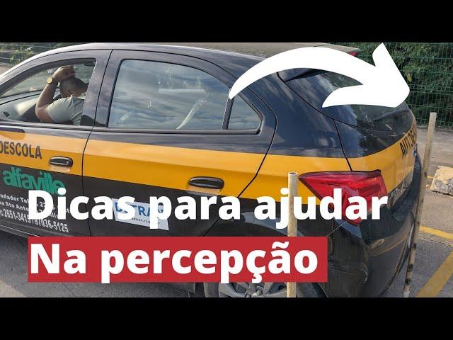 Dicas para melhorar a percepção, e não encostar na baliza, e nem ficar distante.