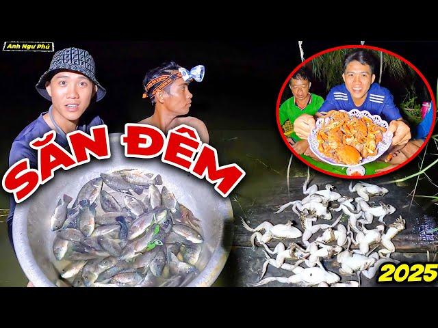 Night Hunting - 24 Hour Camping Challenge Part 2 | The Fisherman